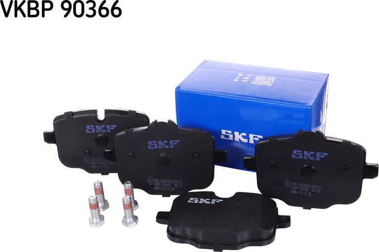 SKF VKBP 90366 - Тормозные колодки, дисковые, комплект autosila-amz.com