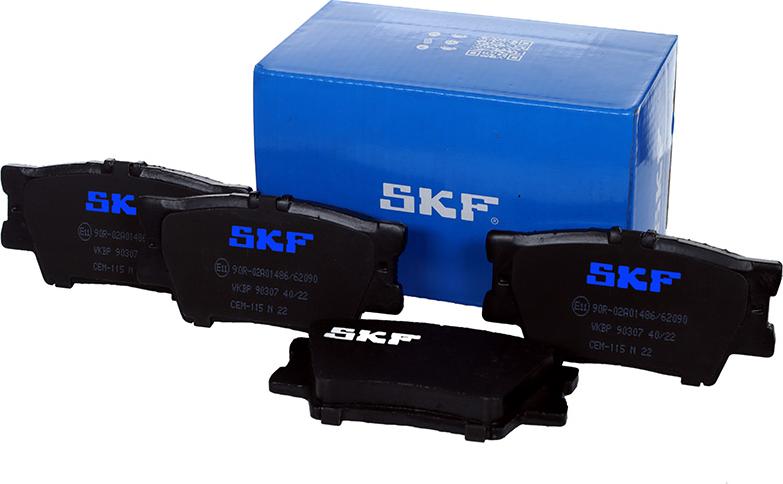 SKF VKBP 90307 - Тормозные колодки, дисковые, комплект autosila-amz.com