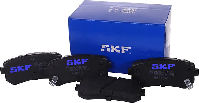 SKF VKBP 90265 A - Тормозные колодки, дисковые, комплект autosila-amz.com