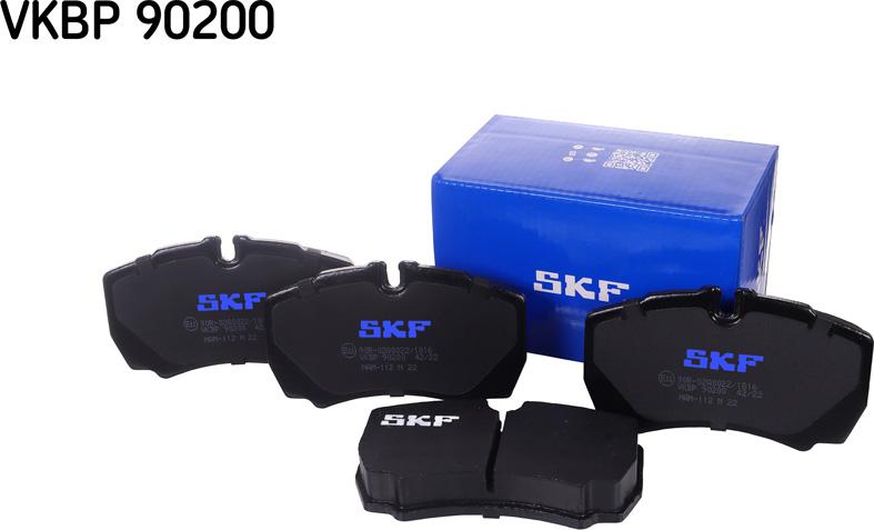 SKF VKBP 90200 - Тормозные колодки, дисковые, комплект autosila-amz.com