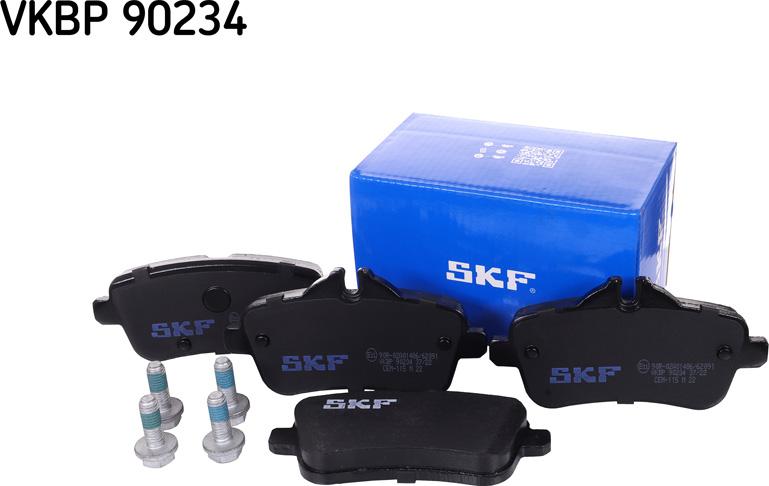 SKF VKBP 90234 - Тормозные колодки, дисковые, комплект autosila-amz.com