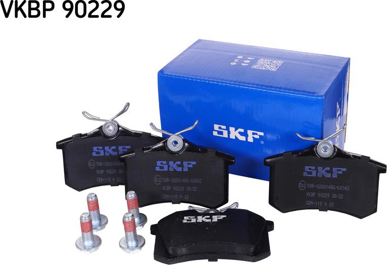 SKF VKBP 90229 - Тормозные колодки, дисковые, комплект autosila-amz.com
