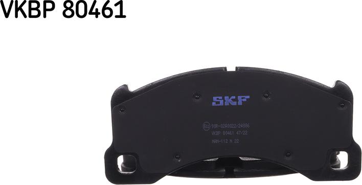 SKF VKBP 80461 - Тормозные колодки, дисковые, комплект autosila-amz.com
