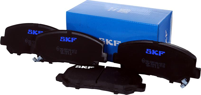 SKF VKBP 80406 A - Тормозные колодки, дисковые, комплект autosila-amz.com