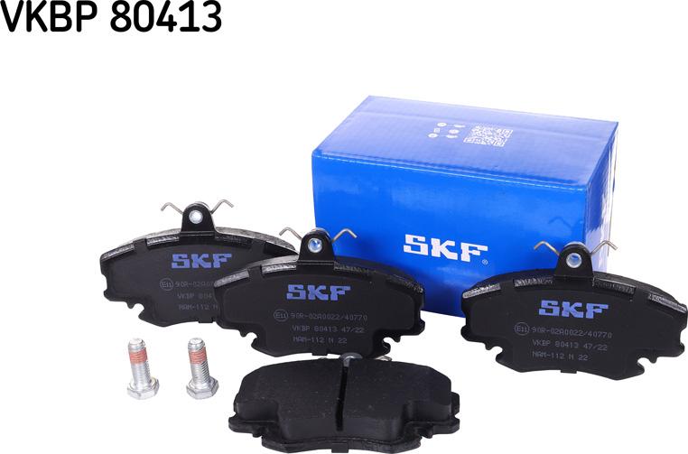 SKF VKBP 80413 - Тормозные колодки, дисковые, комплект autosila-amz.com