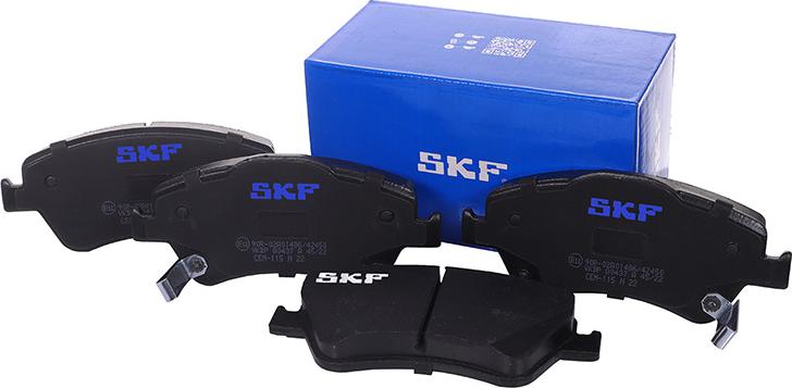 SKF VKBP 80437 A - Тормозные колодки, дисковые, комплект autosila-amz.com