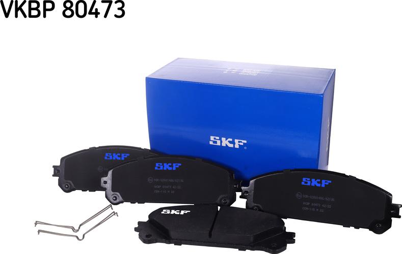 SKF VKBP 80473 - Тормозные колодки, дисковые, комплект autosila-amz.com