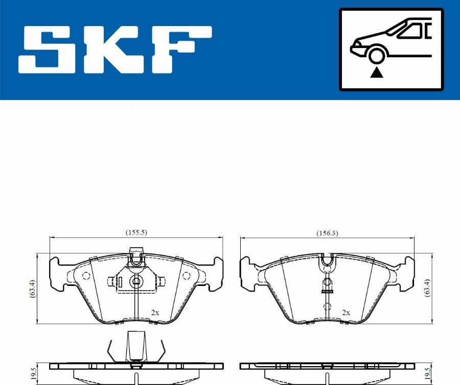 SKF VKBP 80548 - Автозапчасть autosila-amz.com