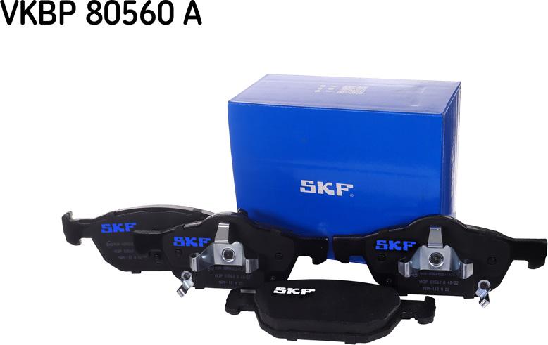 SKF VKBP 80560 A - Тормозные колодки, дисковые, комплект autosila-amz.com