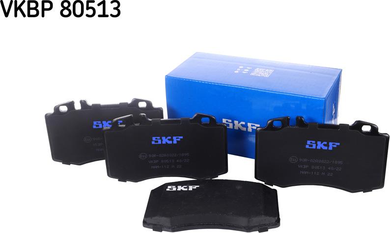 SKF VKBP 80513 - Тормозные колодки, дисковые, комплект autosila-amz.com