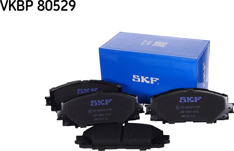 SKF VKBP 80529 - Тормозные колодки, дисковые, комплект autosila-amz.com