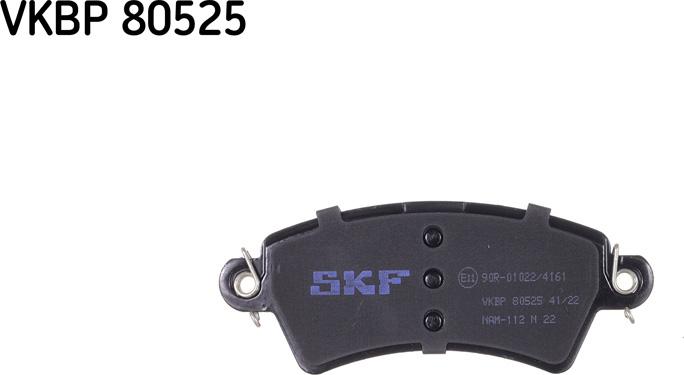 SKF VKBP 80525 - Тормозные колодки, дисковые, комплект autosila-amz.com