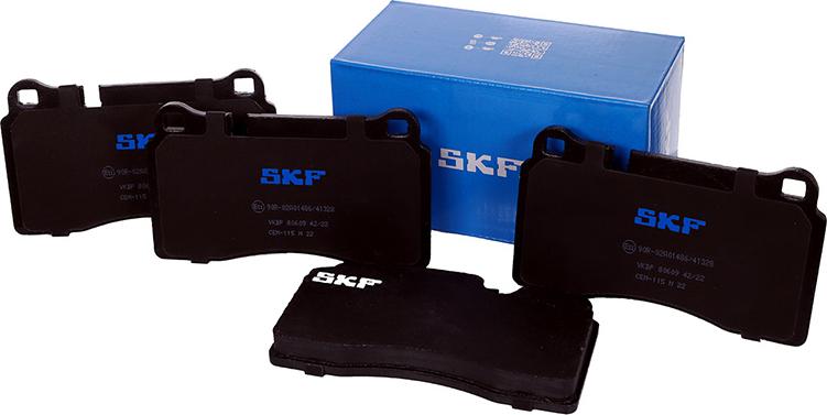 SKF VKBP 80609 - Тормозные колодки, дисковые, комплект autosila-amz.com