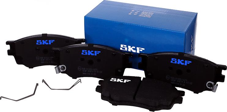 SKF VKBP 80619 A - Тормозные колодки, дисковые, комплект autosila-amz.com