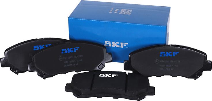 SKF VKBP 80069 - Тормозные колодки, дисковые, комплект autosila-amz.com