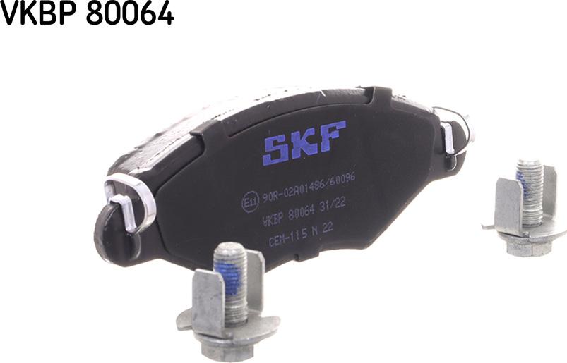 SKF VKBP 80064 - Тормозные колодки, дисковые, комплект autosila-amz.com