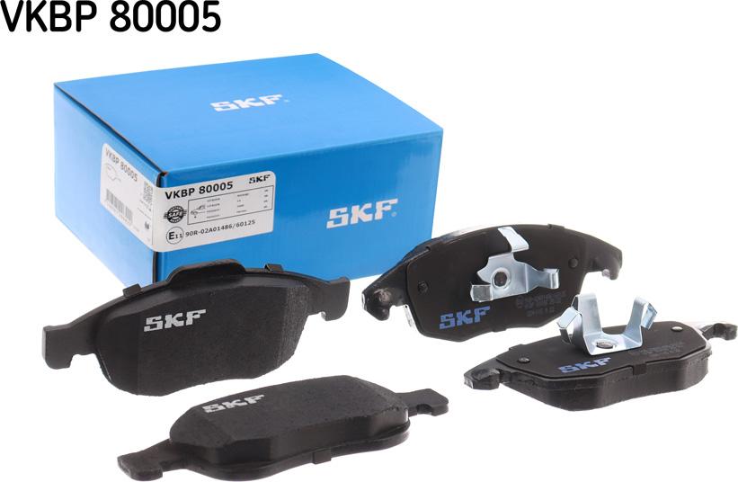SKF VKBP 80005 - Тормозные колодки, дисковые, комплект autosila-amz.com