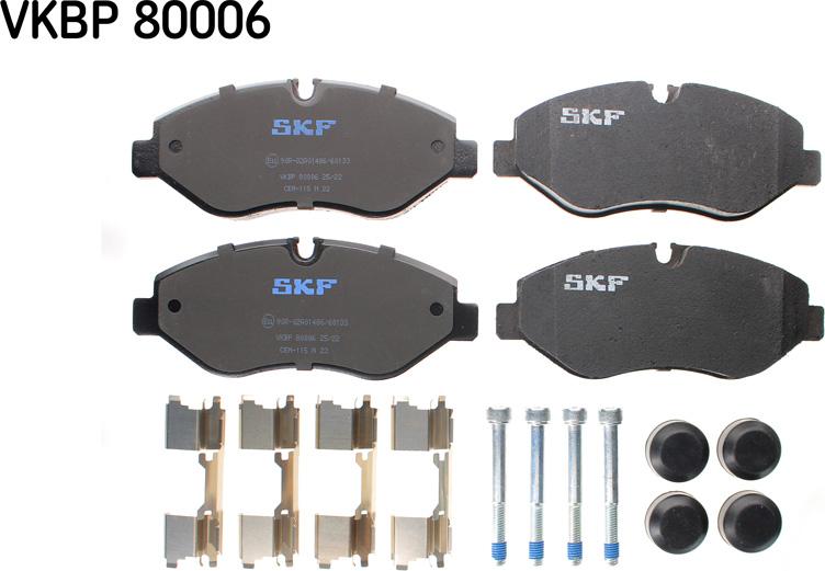 SKF VKBP 80006 - Автозапчасть autosila-amz.com