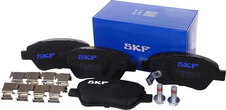 SKF VKBP 80017 A - Тормозные колодки, дисковые, комплект autosila-amz.com