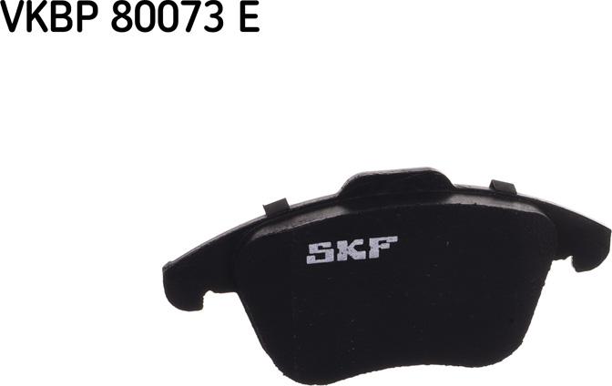 SKF VKBP 80073 E - Тормозные колодки, дисковые, комплект autosila-amz.com