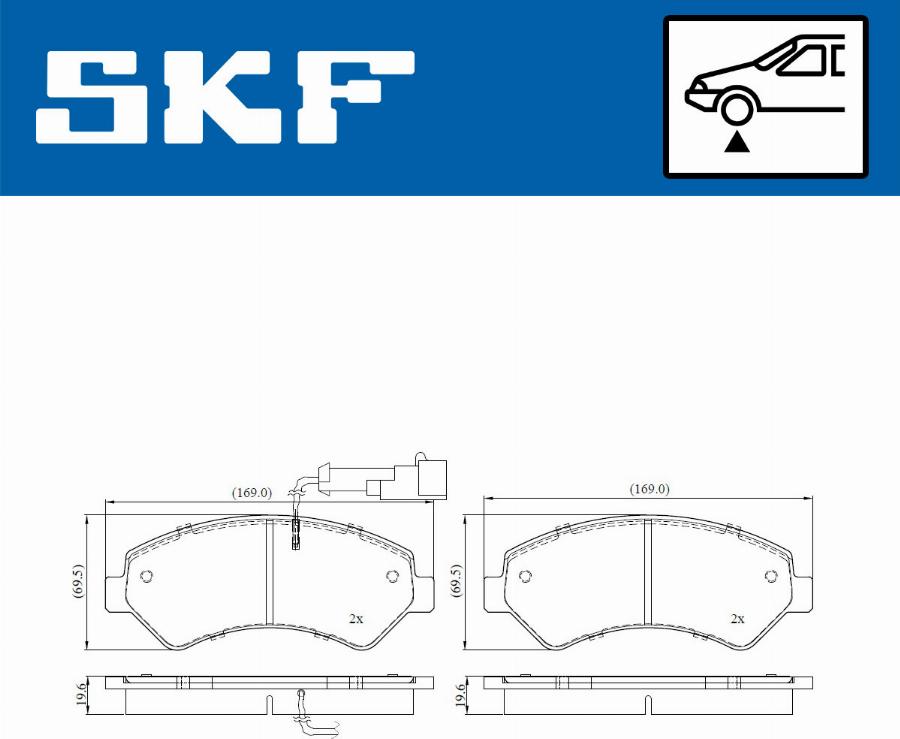 SKF VKBP 80137 E - Тормозные колодки, дисковые, комплект autosila-amz.com