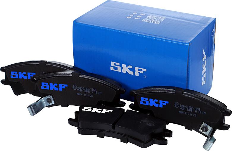 SKF VKBP 80881 A - Тормозные колодки, дисковые, комплект autosila-amz.com