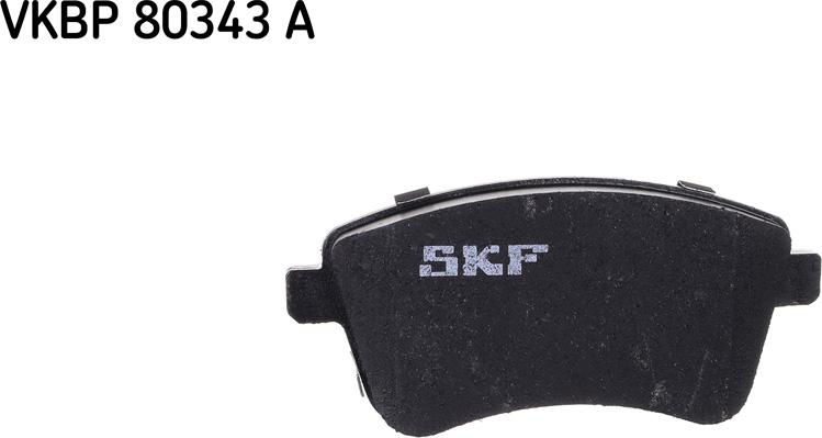 SKF VKBP 80343 A - Тормозные колодки, дисковые, комплект autosila-amz.com