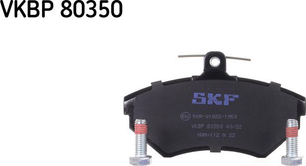 SKF VKBP 80350 - Тормозные колодки, дисковые, комплект autosila-amz.com