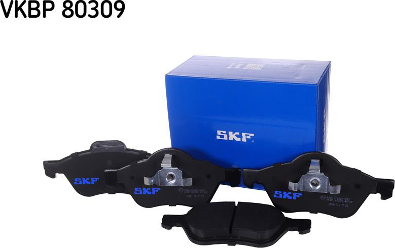 SKF VKBP 80309 - Тормозные колодки, дисковые, комплект autosila-amz.com