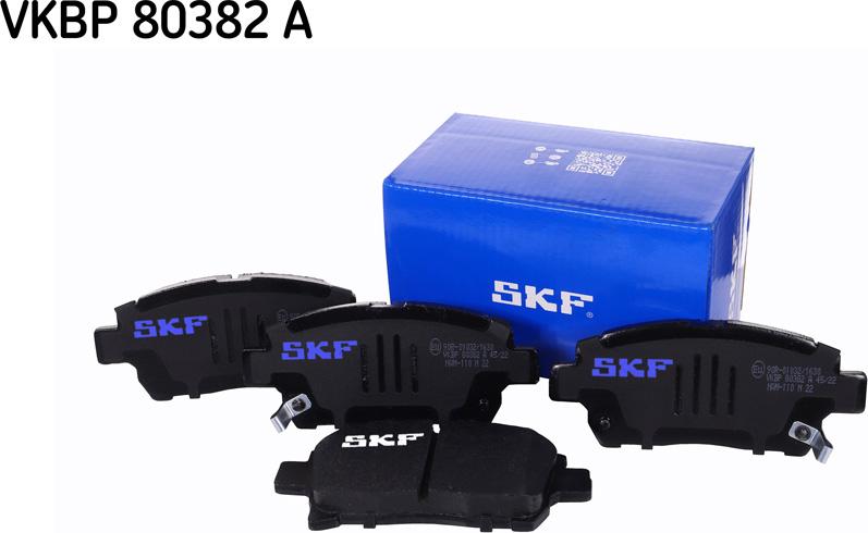 SKF VKBP 80382 A - Тормозные колодки, дисковые, комплект autosila-amz.com