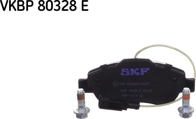 SKF VKBP 80328 E - Тормозные колодки, дисковые, комплект autosila-amz.com