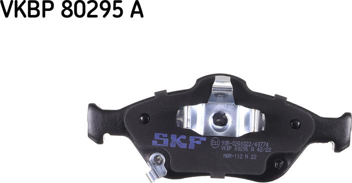 SKF VKBP 80295 A - Тормозные колодки, дисковые, комплект autosila-amz.com