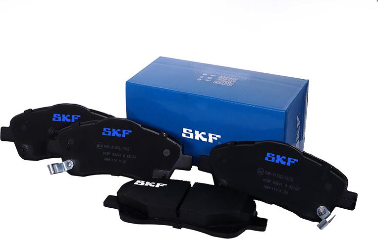 SKF VKBP 80241 A - Тормозные колодки, дисковые, комплект autosila-amz.com