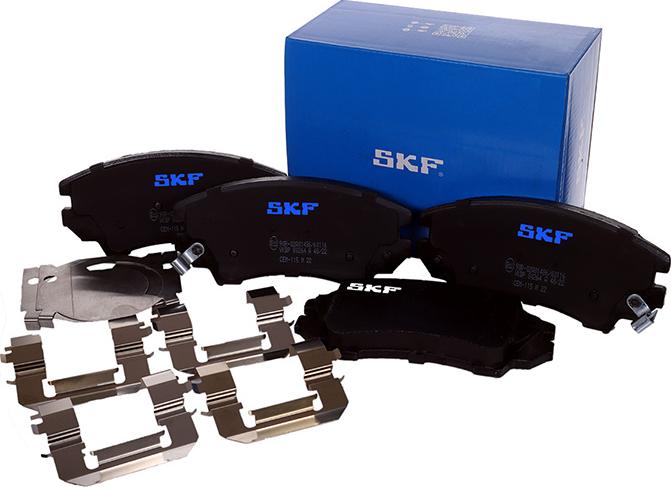 SKF VKBP 80264 A - Тормозные колодки, дисковые, комплект autosila-amz.com