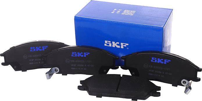 SKF VKBP 80286 A - Тормозные колодки, дисковые, комплект autosila-amz.com