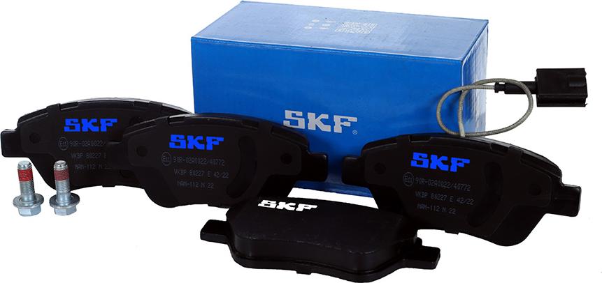 SKF VKBP 80227 E - Тормозные колодки, дисковые, комплект autosila-amz.com
