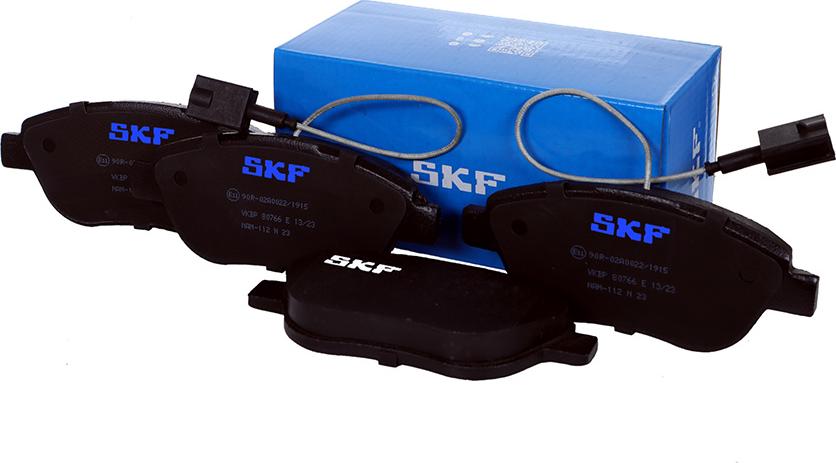 SKF VKBP 80766 E - Тормозные колодки, дисковые, комплект autosila-amz.com