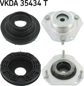 SKF VKDA 35434 T - Опора стойки амортизатора, подушка autosila-amz.com