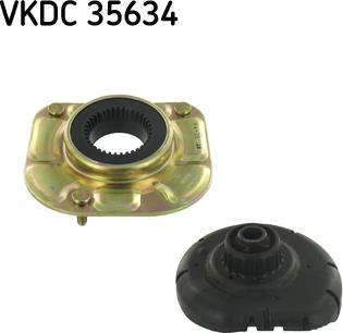 SKF VKDC 35634 - Опора стойки амортизатора, подушка autosila-amz.com