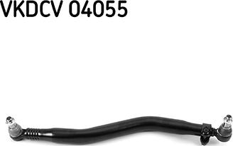 SKF VKDCV 04055 - Продольная рулевая штанга, тяга autosila-amz.com