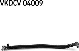 SKF VKDCV 04009 - Продольная рулевая штанга, тяга autosila-amz.com
