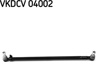 SKF VKDCV 04002 - Продольная рулевая штанга, тяга autosila-amz.com