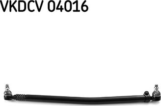 SKF VKDCV 04016 - Продольная рулевая штанга, тяга autosila-amz.com