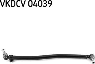 SKF VKDCV 04039 - Продольная рулевая штанга, тяга autosila-amz.com