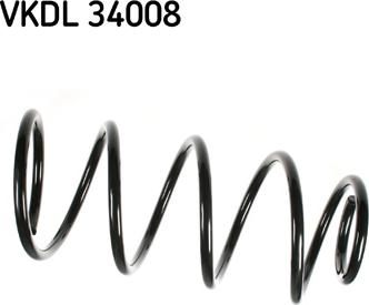 SKF VKDL 34008 - Пружина ходовой части autosila-amz.com