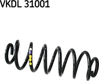 SKF VKDL 31001 - Пружина ходовой части autosila-amz.com
