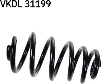 SKF VKDL 31199 - Пружина ходовой части autosila-amz.com