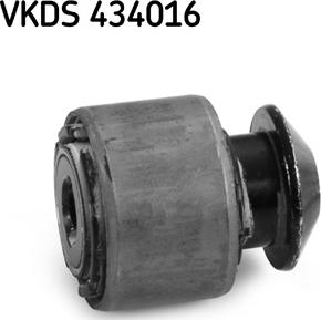 SKF VKDS 434016 - Сайлентблок, рычаг подвески колеса autosila-amz.com