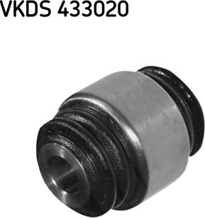 SKF VKDS 433020 - Сайлентблок, рычаг подвески колеса autosila-amz.com