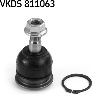 SKF VKDS 811063 - Шаровая опора, несущий / направляющий шарнир autosila-amz.com